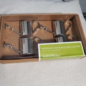 NWT Smith & Hawken Stainless Steel Placecard Holders
